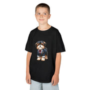 Custom Kids clothes - Doggie Dapper Kids Tee - Perfect for Pup Lovers! by Mynameispod