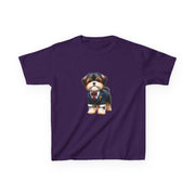 Custom Kids clothes - Doggie Dapper Kids Tee - Perfect for Pup Lovers! by Mynameispod