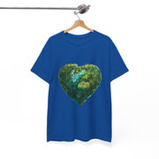 Custom T-Shirt - Eco - Love Heart: Sustainable Design for a Greener Tomorrow by Mynameispod