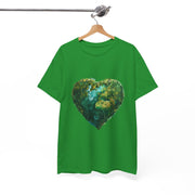 Custom T-Shirt - Eco - Love Heart: Sustainable Design for a Greener Tomorrow by Mynameispod