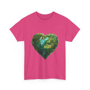 Custom T-Shirt - Eco - Love Heart: Sustainable Design for a Greener Tomorrow by Mynameispod