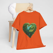 Custom T-Shirt - Eco - Love Heart: Sustainable Design for a Greener Tomorrow by Mynameispod