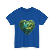 Custom T-Shirt - Eco - Love Heart: Sustainable Design for a Greener Tomorrow by Mynameispod