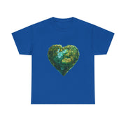 Custom T-Shirt - Eco - Love Heart: Sustainable Design for a Greener Tomorrow by Mynameispod