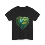 Custom T-Shirt - Eco - Love Heart: Sustainable Design for a Greener Tomorrow by Mynameispod