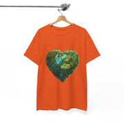 Custom T-Shirt - Eco - Love Heart: Sustainable Design for a Greener Tomorrow by Mynameispod