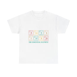 Custom T-Shirt - Essential Element Unisex Cotton Tee, Perfect for Science Lovers, Casual Wear, Gifts for Dad, Environmental Enthusiasts, Father's Day by Mynameispod