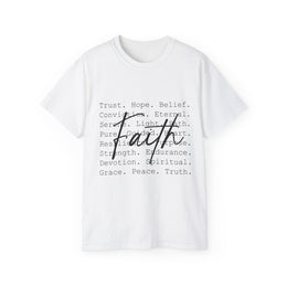 Custom T-Shirt - Faithful Threads Unisex Ultra Cotton Tee by Mynameispod