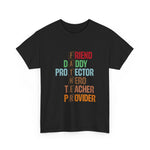 Custom T-Shirt - Father Role Model Tee, Gift for Dad, Unisex Cotton Shirt, Father's Day Present, Family Reunion Apparel, Everyday Wear by Mynameispod