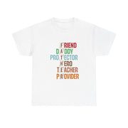 Custom T-Shirt - Father Role Model Tee, Gift for Dad, Unisex Cotton Shirt, Father's Day Present, Family Reunion Apparel, Everyday Wear by Mynameispod