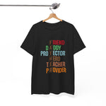 Custom T-Shirt - Father Role Model Tee, Gift for Dad, Unisex Cotton Shirt, Father's Day Present, Family Reunion Apparel, Everyday Wear by Mynameispod