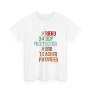 Custom T-Shirt - Father Role Model Tee, Gift for Dad, Unisex Cotton Shirt, Father's Day Present, Family Reunion Apparel, Everyday Wear by Mynameispod