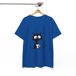 Custom T-Shirt - Feline Fine: Cat Humor Unisex Tee by Mynameispod