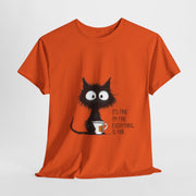 Custom T-Shirt - Feline Fine: Cat Humor Unisex Tee by Mynameispod