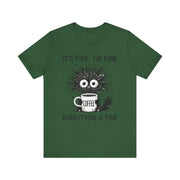 Custom T-Shirt - Fine & Funny Coffee Tee - Unisex Jersey Shirt by Mynameispod