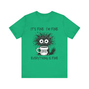 Custom T-Shirt - Fine & Funny Coffee Tee - Unisex Jersey Shirt by Mynameispod