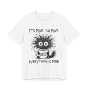 Custom T-Shirt - Fine & Funny Coffee Tee - Unisex Jersey Shirt by Mynameispod