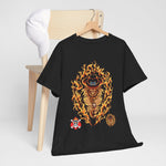 Custom T-Shirt - Flaming Cowboy Graphic Tee - Festival Ready! by Mynameispod