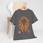 Custom T-Shirt - Flaming Cowboy Graphic Tee - Festival Ready! by Mynameispod