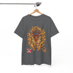 Custom T-Shirt - Flaming Cowboy Graphic Tee - Festival Ready! by Mynameispod