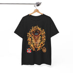 Custom T-Shirt - Flaming Cowboy Graphic Tee - Festival Ready! by Mynameispod