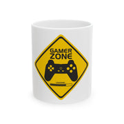 Custom Mug - Gamer Zone Ceramic Mug by Mynameispod
