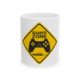 Custom Mug - Gamer Zone Ceramic Mug by Mynameispod