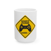 Custom Mug - Gamer Zone Ceramic Mug by Mynameispod