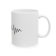 Custom Mug - Heartbeat of Greece: Love Mug by Mynameispod