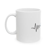Custom Mug - Heartbeat of Greece: Love Mug by Mynameispod