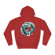 Custom Hoodie - Hoodie Haven: Fierce Snake Design for All by Mynameispod