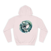 Custom Hoodie - Hoodie Haven: Fierce Snake Design for All by Mynameispod