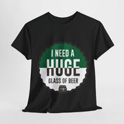 Custom T-Shirt - HUGE Beer Lover Tee by Mynameispod