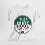 Custom T-Shirt - HUGE Beer Lover Tee by Mynameispod