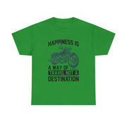 Custom T-Shirt - Joyful Journeys: Travel with a Happy Heart by Mynameispod
