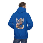 Custom Hoodie - Magical Winged Horse Fleece Hoodie, Unisex Hoodie, Cozy Sweatshirt, Fantasy Apparel, Gift for Animal Lovers, Unique Design by Mynameispod