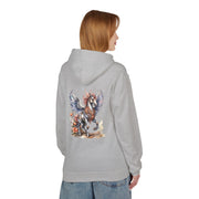 Custom Hoodie - Magical Winged Horse Fleece Hoodie, Unisex Hoodie, Cozy Sweatshirt, Fantasy Apparel, Gift for Animal Lovers, Unique Design by Mynameispod