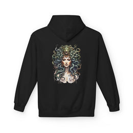Custom Hoodie - Medusa Graphic Hoodie, Witchy Apparel for Cosplay, Fantasy Lover Gift, Halloween Outfit, Unique Women's Hoodie by Mynameispod
