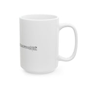 Custom Mug - Melodic Sips: Ceramic Guitar Vibes Mug by Mynameispod