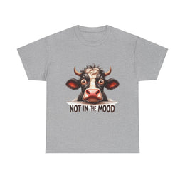Custom T-Shirt - Moodless Cow Tee by Mynameispod