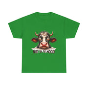 Custom T-Shirt - Moodless Cow Tee by Mynameispod
