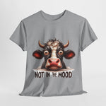 Custom T-Shirt - Moodless Cow Tee by Mynameispod