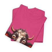 Custom T-Shirt - Moodless Cow Tee by Mynameispod
