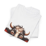 Custom T-Shirt - Moodless Cow Tee by Mynameispod