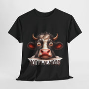 Custom T-Shirt - Moodless Cow Tee by Mynameispod