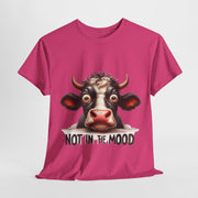 Custom T-Shirt - Moodless Cow Tee by Mynameispod