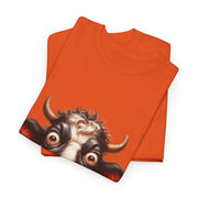 Custom T-Shirt - Moodless Cow Tee by Mynameispod