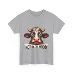 Custom T-Shirt - Moodless Cow Tee by Mynameispod