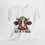Custom T-Shirt - Moodless Cow Tee by Mynameispod