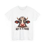 Custom T-Shirt - Moodless Cow Tee by Mynameispod